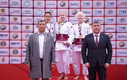 Para milli judocular, Kazakistan'daki turnuvada 2 madalya kazandı